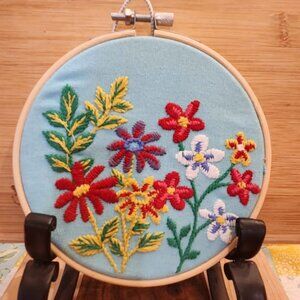 Pioneer Woman Embroidered Art